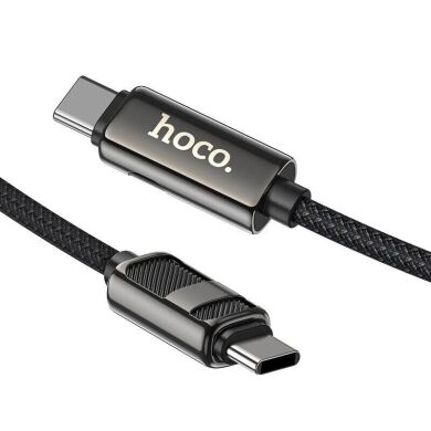 Кабель Hoco U137 Type-C to Type-C (60W, 3A, 1.2m) - Black