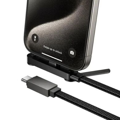 Кабель Hoco U150 Type-C to Type-C 60W (3A, 1.2m) - Black