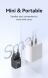 Сетевое зарядное устройство USAMS US-CC254 GaN 30W (USB + Type-C) - Black. Фото 7 из 17