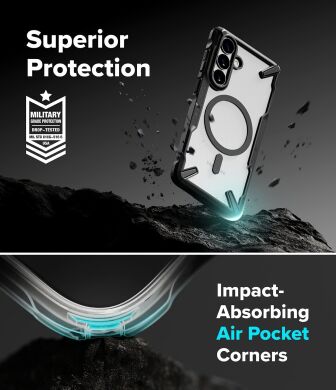 Захисний чохол Ringke Fusion X MagSafe для Samsung Galaxy S26 Plus (S947) 8800328815186 - Black