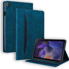 Чехол Deexe Business Style для Samsung Galaxy Tab A9 Plus / Tab A11 Plus (X230/236/X210/216) - Blue