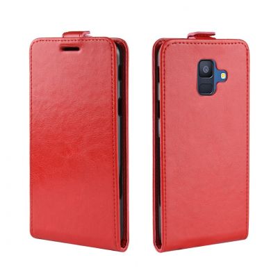 Чохол Deexe Flip Case для Samsung Galaxy A6 2018 (A600), Red
