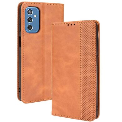 Чохол Deexe Retro Style для Galaxy M52 (M526) - Brown