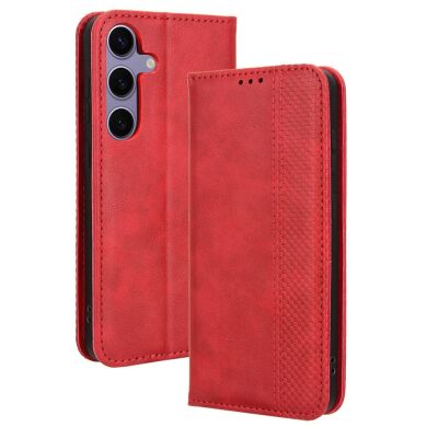 Чохол Deexe Retro Style для Samsung Galaxy S24 - Red