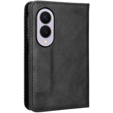 Чохол Deexe Retro Style (FF) для Samsung Galaxy Fold 8 - Black