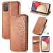 Чохол Deexe Rhombus Wallet для Samsung Galaxy A02s (A025) - Brown