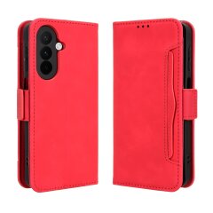 Чехол Deexe Wallet Stand для Samsung Galaxy A27 (A276) - Red