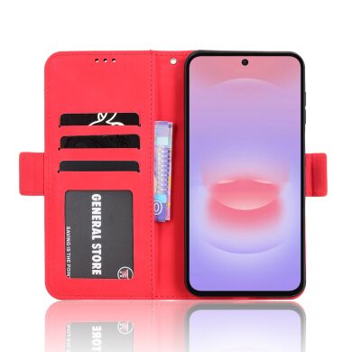 Чехол Deexe Wallet Stand для Samsung Galaxy A27 (A276) - Red