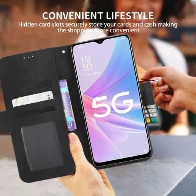Чехол Deexe Wallet Stand для Samsung Galaxy A27 (A276) - Black
