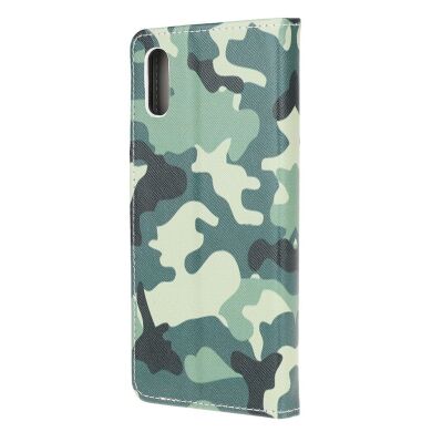 Чехол-книжка Deexe Color Wallet для Samsung Galaxy A02 (A022) - Camouflage