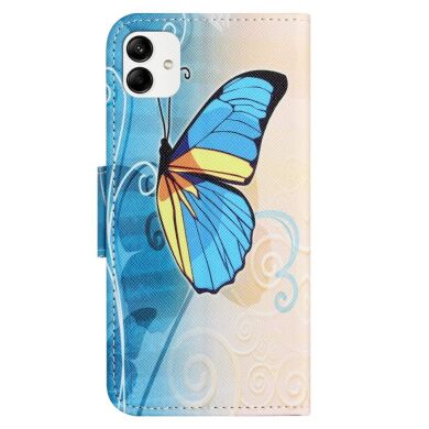 Чохол-книжка Deexe Color Wallet для Samsung Galaxy A04e (A042) - Butterfly