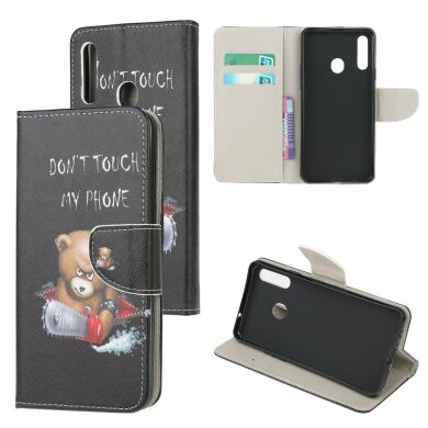 Чехол-книжка Deexe Color Wallet для Samsung Galaxy A20s (A207) - Vigilant Bear