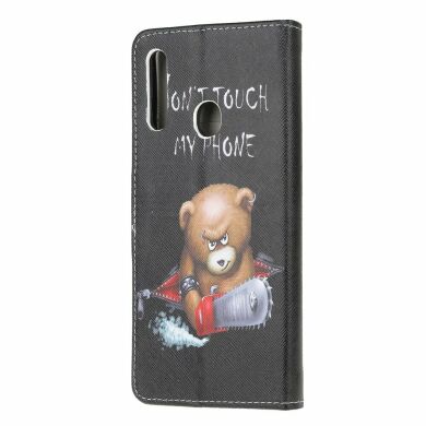 Чехол-книжка Deexe Color Wallet для Samsung Galaxy A20s (A207) - Vigilant Bear