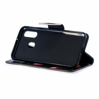 Чохол-книжка Deexe Color Wallet для Samsung Galaxy A40 (А405) - Flower Pattern