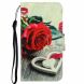 Чехол-книжка Deexe Color Wallet для Samsung Galaxy M11 (M115) - Red Rose. Фото 1 из 5