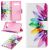 Чохол-книжка Deexe Color Wallet для Samsung Galaxy S10 Plus (G975) - Petals Pattern