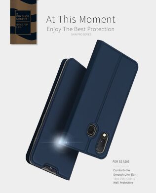 Чохол-книжка DUX DUCIS Skin Pro для Samsung Galaxy A20e (A202) - Dark Blue