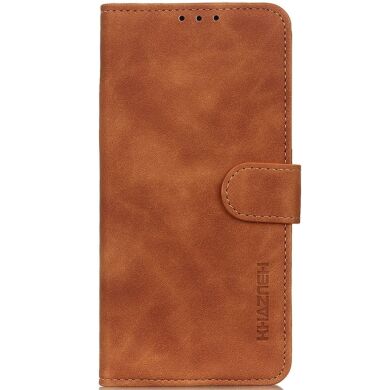 Чехол-книжка KHAZNEH Retro Wallet для Samsung Galaxy S24 FE (S721) - Brown