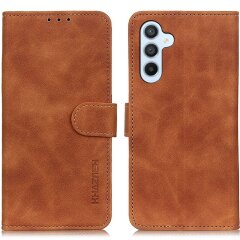 Чехол-книжка KHAZNEH Retro Wallet для Samsung Galaxy S24 FE (S721) - Brown