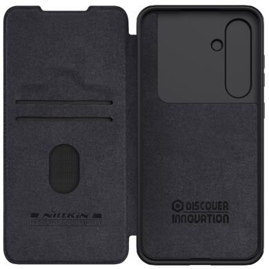 Чехол-книжка NILLKIN Qin Pro для Samsung Galaxy S24 FE (S721) - Black