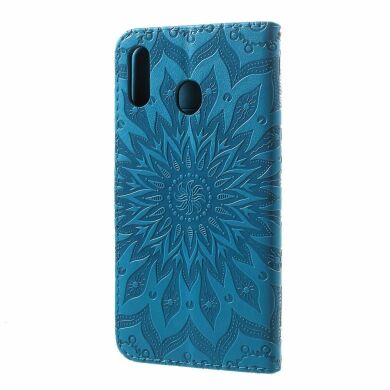 Чохол-книжка UniCase SunFlower Pattern для Samsung Galaxy M20 (M205), Blue