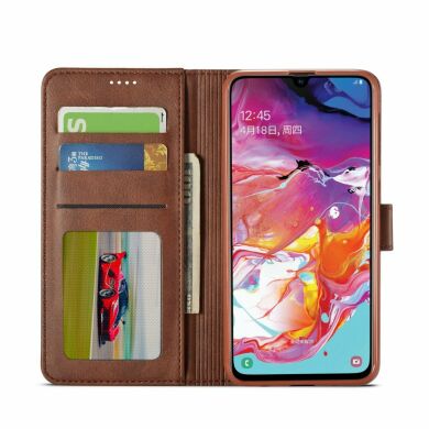 Чехол LC.IMEEKE Wallet Case для Samsung Galaxy A10 (A105) - Coffee