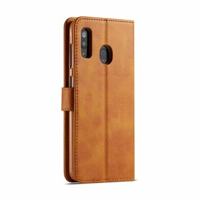 Чохол LC.IMEEKE Wallet Case для Samsung Galaxy A30 (A305) / A20 (A205) - Brown