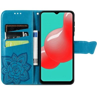 Чехол UniCase Butterfly Pattern для Samsung Galaxy A04s (A047) / A13 5G (A136) - Blue