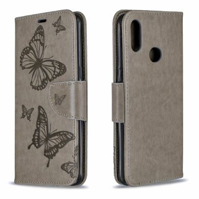 Чехол UniCase Butterfly Pattern для Samsung Galaxy A10s (A107) - Grey