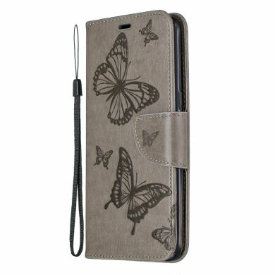Чехол UniCase Butterfly Pattern для Samsung Galaxy A10s (A107) - Grey