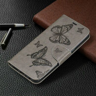 Чехол UniCase Butterfly Pattern для Samsung Galaxy A10s (A107) - Grey
