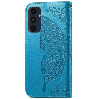 Чохол UniCase Butterfly Pattern для Samsung Galaxy A16 (A165) - Blue