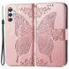 Чехол UniCase Butterfly Pattern для Samsung Galaxy A35 (A356) - Rose Gold. Фото 1 из 5
