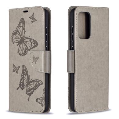 Чехол UniCase Butterfly Pattern для Samsung Galaxy A72 (А725) - Grey