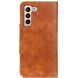 Чехол UniCase Vintage Wallet для Samsung Galaxy S22 - Brown. Фото 4 из 11