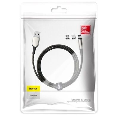 Кабель Baseus Zinc Magnetic Kit 3in1 Charging Cable (2m) TZCAXC-G01 - Black