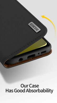 Кожаный чехол DUX DUCIS Wish Series для Samsung Galaxy S10e (G970) - Black