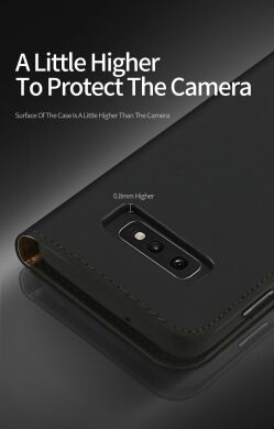 Шкіряний чохол DUX DUCIS Wish Series для Samsung Galaxy S10e (G970), Black