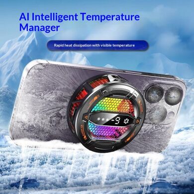 Кулер-вентилятор для смартфона Reframe K31 Magnetic AI Cooler - Black