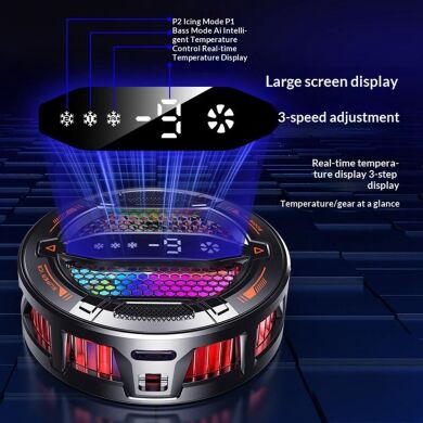 Кулер-вентилятор для смартфона Reframe K31 Magnetic AI Cooler - Black