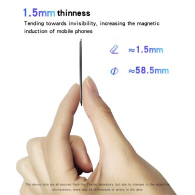 Магнітне кільце YESIDO C208 Magnetic - Black