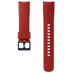 Оригінальний ремінець Silicon Strap для Samsung Galaxy Watch 42mm / Watch 3 41mm (ET-YSU81MREGRU) - Red