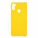 Пластиковый чехол Deexe Hard Shell для Samsung Galaxy A11 (A115) - Yellow. Фото 1 из 5