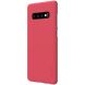 Пластиковый чехол NILLKIN Frosted Shield для Samsung Galaxy S10 Plus - Red. Фото 3 из 13