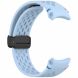 Ремешок Deexe Astra Strap для Samsung Galaxy Watch 4 / 4 Classic / 5 / 5 Pro / 6 / 6 Classic / 7 / FE - Baby Blue. Фото 3 из 7