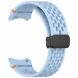 Ремешок Deexe Astra Strap для Samsung Galaxy Watch 4 / 4 Classic / 5 / 5 Pro / 6 / 6 Classic / 7 / FE - Baby Blue. Фото 4 из 7