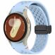 Ремешок Deexe Astra Strap для Samsung Galaxy Watch 4 / 4 Classic / 5 / 5 Pro / 6 / 6 Classic / 7 / FE - Baby Blue. Фото 2 из 7