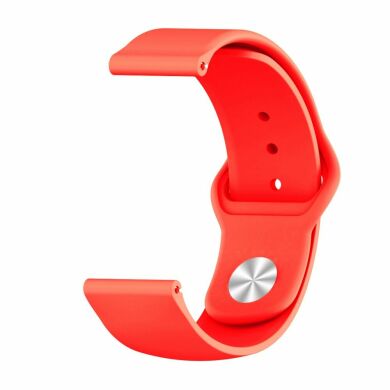 Ремінець Deexe Flexible Watch Band для Samsung Watch Active / Active 2 40mm / Active 2 44mm - Red