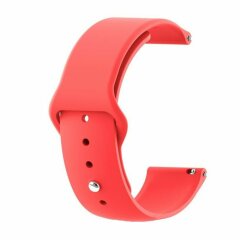 Ремешок Deexe Flexible Watch Band для Samsung Watch Active / Active 2 40mm / Active 2 44mm - Red