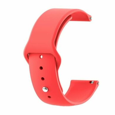 Ремінець Deexe Flexible Watch Band для Samsung Watch Active / Active 2 40mm / Active 2 44mm - Red